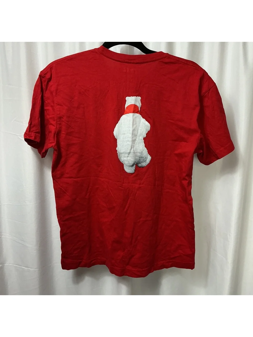 Coca-Cola Atlanta Polar Bear T-Shirt Youth XL Red 2014 collector memorabilia